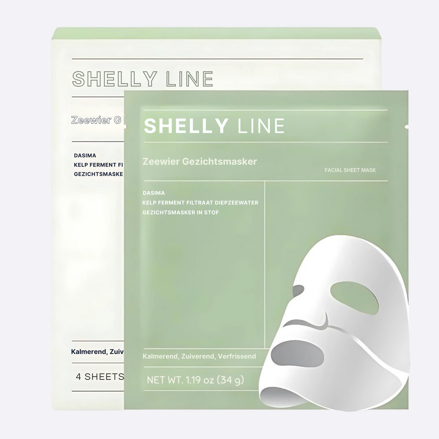 Shelly Line Lab™ – Groene biocollageenmasker